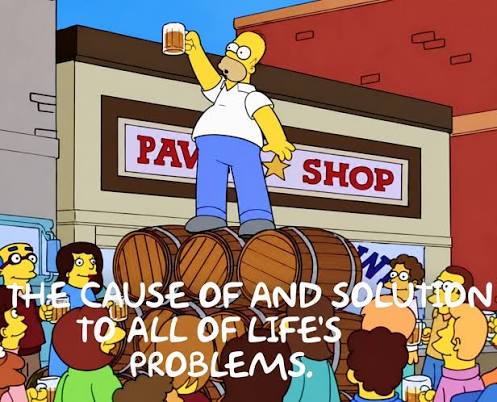 To alcohol ☄️ “Homer vs. the Eighteenth Amendment” Season 8 Episode 18