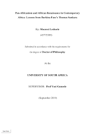 Http Uir Unisa Ac Za Bitstream Handle 10500 26595 Thesis Leshoele M Pdf Sequence 1 Isallowed Y