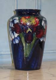 Maker's mark beneath moorcroft made in england. Antiques Atlas Moorcroft Orchid With Spring Flowers Pattern Vase