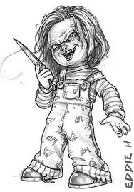 Tiffany loves pda but since chucky doesn't like to show his feelings in public, she lay all her love on you. 38 Best Ideas For Coloring Printable Chucky Coloring Pages