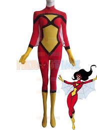 Check out this review of the aestheticcosplay version of this costume, reviewed by our very own maeden! New Spider Woman Costume Fullbody Halloween Cosplay Spandex Female Spider Suit Spiderman Superhero Costume Free Shipping Costumes Indian Costume Worldcostume Wedding Aliexpress
