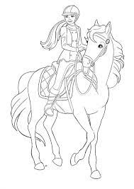 As you know, creative activities play an important role in child development. Princess Barbie Rides Horse Coloring Pages Barbie Horse Coloring Pages Coloring Pages For Kids And Adults