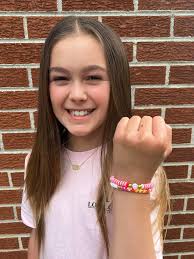 KAYLA'S HOMEMADE BRACELETS!! Kayla was inspired to start her own bracelet  making business!! Bracelets are available for $5! They can be customized  with any quote or color or you can choose one
