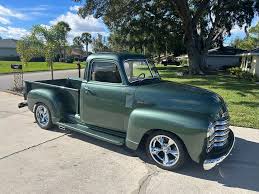 Image result for Chrome Green 1949 Truck