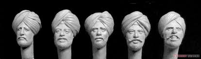 Dastaar bandi is a sikh ceremony which means turban tying. Sikh Turban Head 5 Types Plastic Model Hi Res Image List