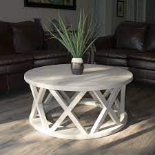 Now Available 40 Round Rustic X Brace Coffee Table Coffee Table Coffee Table Wood Coffee Table Farmhouse