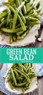 This Green Bean Salad Is One Of My Favorite Healthy Simple Italian Summer Recipes It S Really Quick Green Beans Green Bean Salad Recipes Bean Salad Recipes