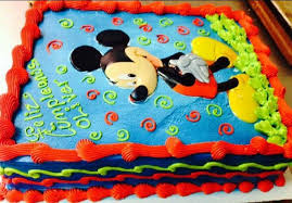 Bizcocho De Mickey Mouse Cuadrado Pin En Jero