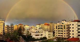 شبكة أجواء فلسطين شبكة قدس الاخبارية صورة لقوس المطر في سماء مدينة غزة اليوم تصوير حسام سالم Instagram Instagram Posts Photo