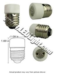 You must use with low voltage led that has mr16 base (two thin pins) special designed led dc driver. E26 To G4 Mr11 Mr16 Gx5 3 G6 35 Mini Bi Pin Female Converter Converters Ledlight Converter Electrical Connection Led Lights