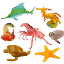 Ocean Sea Animals 78 Piece Mini Sea Life Creatures Toys Set Valefortoy Plastic Underwater Sea Animals Learning Toys For Boys Girls Kids Toddlers Party Bag Stuffers Gift Prize Pinata Sensory Toy By