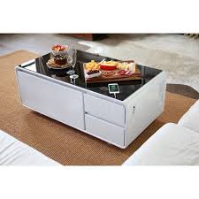 The Sobro Is A Smart Coffee Table Designed To Support Your Connected Lifestyle With A Refrigerated Drawer 2 Coffee Table Coffee Table With Storage Furniture