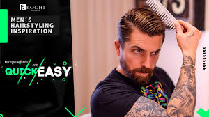 Wiggle close to the scalp. Quick And Easy Sleek Hairstyle For Men No Blow Dry Youtube