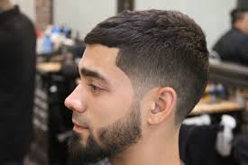 A Light Taper Fade With A Light Lowfade With A Number 1 On The Bottom Faded To The Top With The Beard Connected Taper Fade Beard Barber