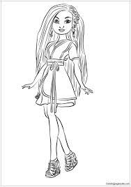 Uma from descendants coloring page. Pin On Descendants Color Pages