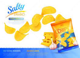 Salty Snacks Ad Poster Salty Snacks Snacks Senior Magazine Template