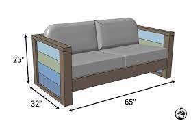 Nab some plywood and secondhand tools from your local habitat store to make this modern sofa. Rogue Engineer Free Plans Outdoor Wood Plank Loveseat