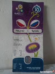 Bilet Pamiatkowy Euro 2012 Polska Rosja Stadion Narodowy Warszawa Sprzedajemy Pl