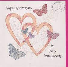 Do you want to create a wedding anniversary card with photo editor online? Handmade Grandparents Wedding Anniversary Card Happy Wedding Anniver Happy Wedding Anniversary Cards Wedding Anniversary Cards Free Printable Anniversary Cards