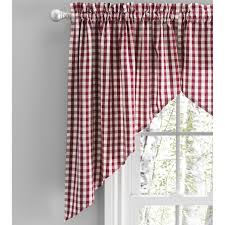 checkmate rod pocket kitchen curtains