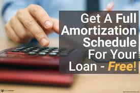 amortization schedule calculator