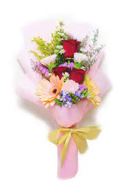 Pin On Flowers And Kisses Hand Bouquet
