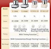 8L/5.5L Stand Mixer Electric Dough Mixer Kitchen Processor Machine for  Kneading