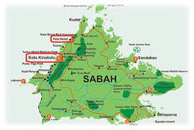 Airasia with baggage, malaysia airlines, philippine airlines, japan airlines. Map Of Sabah Location Of Kota Belud Download Scientific Diagram