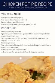 Try This Easy 4 Ingredient Chicken Pot Pie Recipe For A Quick Weeknight Family Meal Reci Chicken Pot Pie Recipes Easy Chicken Pot Pie Recipe Chicken Pot Pie