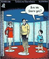 A Star Trek Cartoon Bizzarro By Dan Piraro Bizarro Comic Star Trek Funny Comics Kingdom