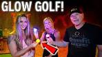 The BEST Glow Golf Mini Golf! - Double Hole in One! - YouTube