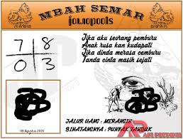 Syair Sgp Mbah Semar 08 Agustus 2020 Keluaran Togel