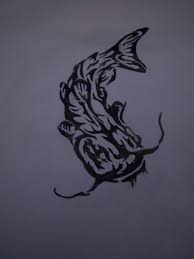 Most catfish tattoos carries intrigued tribal art designs. Tribal Catfish I Drew This Specifically To Get It As A Tat Flickr