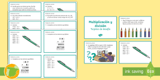 Nuestro desafío es levantar chile, creando un puente entre quienes necesitan ayuda y quienes quieren ayudar. Tarjetas De Desafio De Matematicas Multiplicacion Y Division