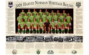 Flashback 2008 Canberra Raiders Team Photo During The Centenary Of Rugby League Who Was Your Favourite Raider From T Raiders Team Team Photos Raiders Players