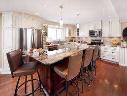 Grey kitchen cabinets with white marble countertops. Can I Have Light Kitchen Cabinets With Dark Floors