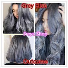 Forever Makeup Grey Blue Hair Color With Oxidant Bleach Set 9 18 Bremod Permanent Hair Color Shopee Philippines