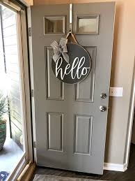 Door Decoration Hello Door Hanger Front Door Decor Door Etsy In 2021 Home Decor Entrance Door Decor Front Door Decor