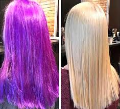 All its products are peta and also leaping bunny certified. How To Go From Faded Purple Hair To Blonde Step By Step