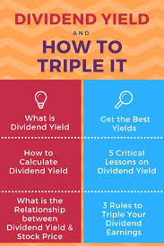 How To Calculate Dividend Yield 5 Critical Lessons In 2020 Dividend Investing Dividend Investing