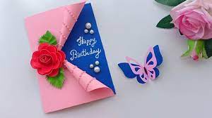 Get all the details from buckets and spades. Beautiful Handmade Birthday Card Birthday Card Idea Youtube