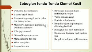 Pada dasarnya, kiamat itu digolongkan menjadi dua jenis yaitu kiamat kecil (sugra) dan kiamat besar (kubra). Video Pembelajaran Pai Pembahasan Tanda Tanda Kiamat Kecil Part 2 Youtube