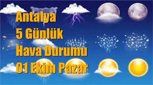 Hava sıcaklığı ise, 1 ila 3 derece artacak. Antalya Hava Durumu Mersin Haber
