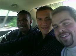 sean and michael at masters graduation