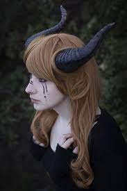 Huge Demon Horns Handmade With Love 3 Cosplay Accessories By Strawberrykingdom Garotas Cabelo Cosplay