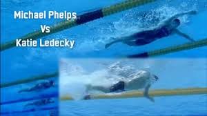 Ledecky's gold set a precedent for the remaining relay of the night, the men's 4×100 m that featured michael phelps' first race in rio. Michael Phelps Vs Katie Ledecky Youtube