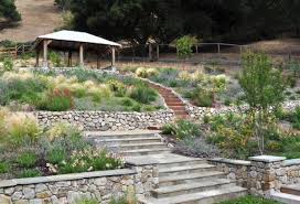 This article will give you some tips and ideas to landscape your hillside. Landscape Design Inspiration For A Hilly Garden Hillside Landscaping Terraced Backyard Steep Backyard