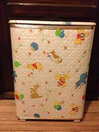 Vintage 1960 S Winnie The Pooh Laundry Clothes Hamper Euc Winnie The Pooh Baby Disney Rock A Bye Baby