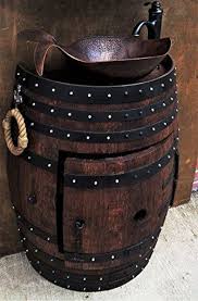 Wine Barrel Ring Ideas To Adhere To Your Finances Buy Cheaper Items And Make A Budget For Each Individual So That Barrel Sink Wine Barrel Sink Barrel Decor
