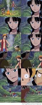 She Just Doesn T Know Robiin Campfire Wa Daiji Dayo W One Piece Funny One Piece Anime Anime Funny